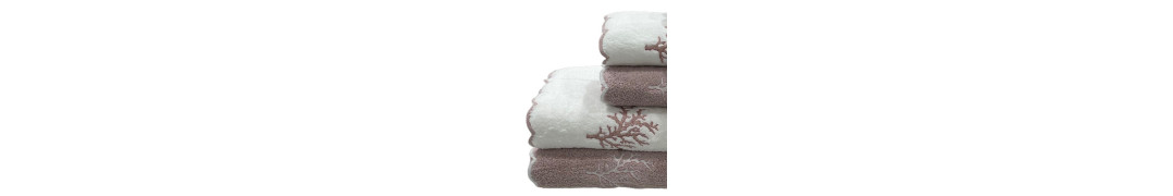 Conjunto de banho Árvore Rosa: 100% Algodão 550g | Laura Home
