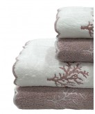 Juego de baño Árbol Rosa: 100% Algodón 550g | Laura Home