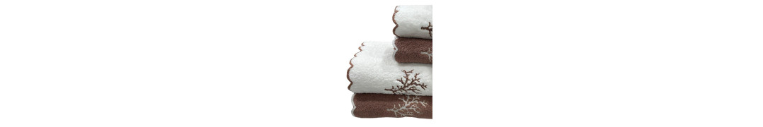 Juego de baño Árbol Terracota: 100% Algodón 550g | Laura Home