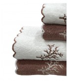 Juego de baño Árbol Terracota: 100% Algodón 550g | Laura Home