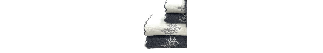 Conjunto de banho Árvore Cinza: 100% Algodão 550g | Laura Home
