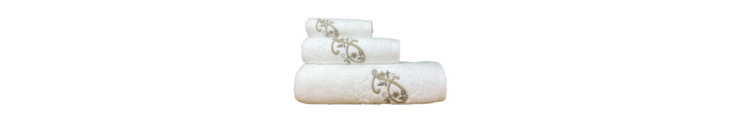 Juego de Baño Blanco Letra J 100% Algodón | Laura Home