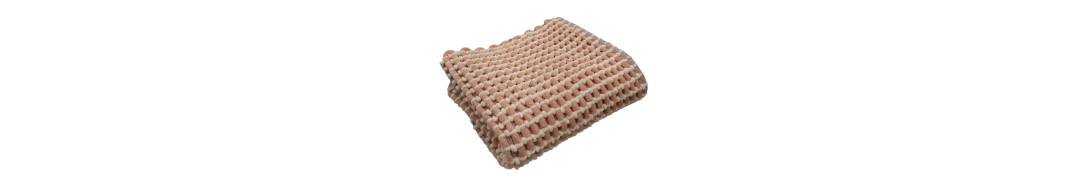 Alfombra 362 Rosa y Blanco 50x80 cm | Laura Home