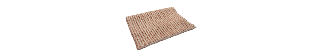 Alfombra 362 Rosa y Blanco 50x80 cm | Laura Home