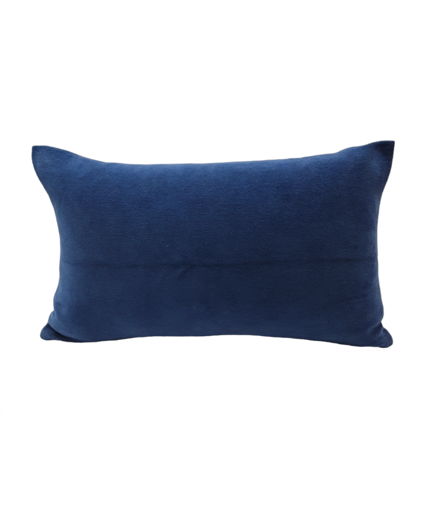 Capa de Almofada Chenille Azul em 100% Algodão | Laura Home