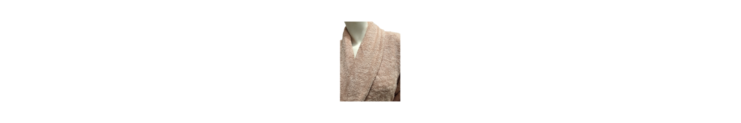 Roupão Felpo Liso Rosa Seco 100% Algodão 650g | Laura Home