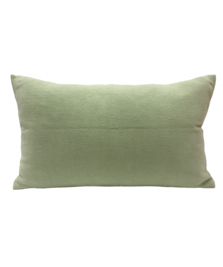Funda de cojín de chenilla verde claro 100% algodón | Laura Home