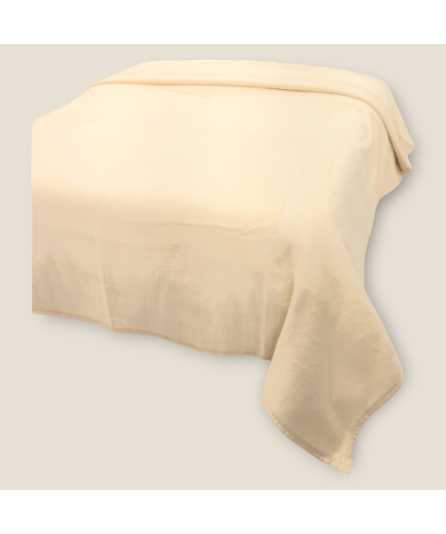 Cobertor ecológico bege em algodão - Conforto natural | Laura Home
