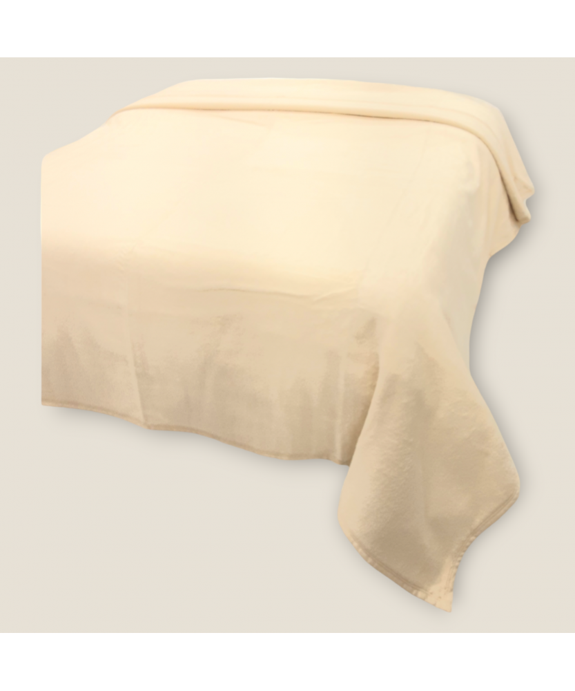Cobertor ecológico bege em algodão - Conforto natural | Laura Home