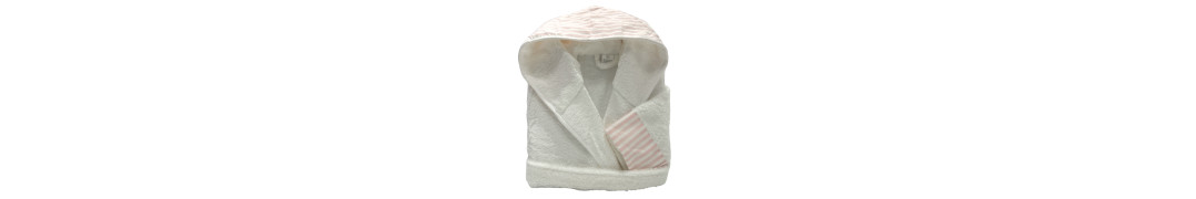 Albornoz Matilde Rosa 100% Algodón infantil | Laura Home
