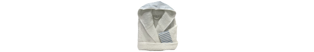 Albornoz Matilde Azul 100% Algodón infantil | Laura Home