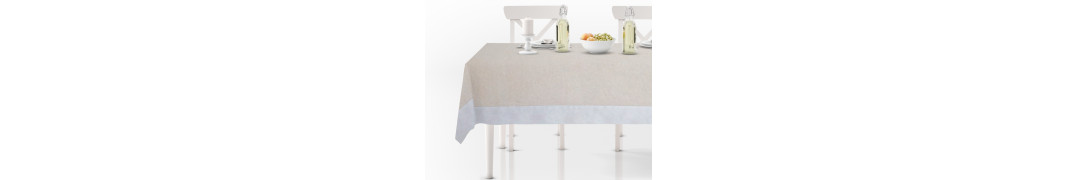 Mantel de mesa liso con vainica elegante | Laura Home