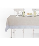 Toalha de mesa lisa alinhada com ponto aberto | Laura Home