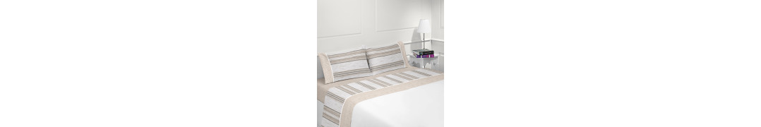 Juego de Cama Flanela Pacífico Beige