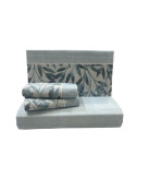 Juego de Cama Flanela Indico Azul