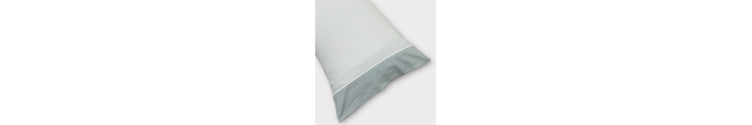 Juego de Cama Flanela Rayas Verde Água