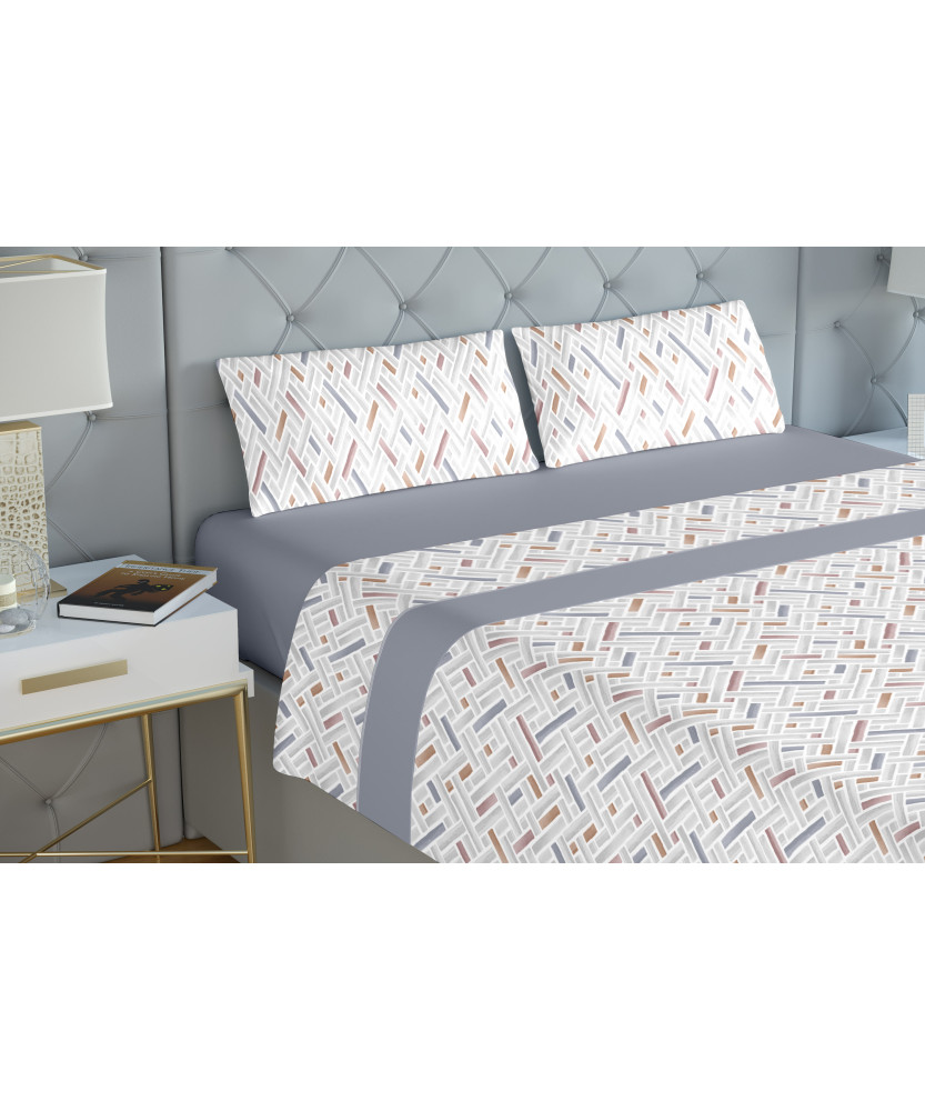 Juego de Cama Coralina Luna Gris