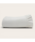 Manta Cefalù Branco 100% Algodão | Laura Home