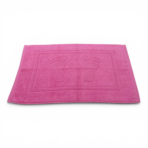 Alfombra de Baño D20 Rosa 100% algodón | Fabricado en Portugal