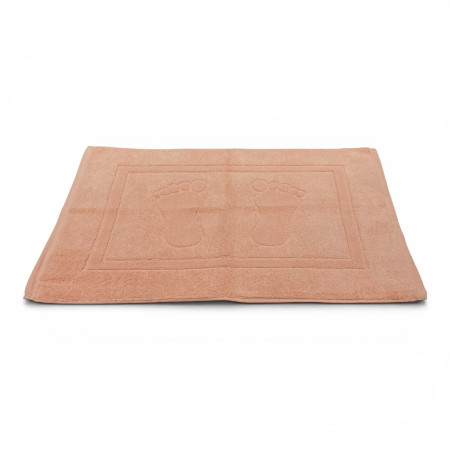 Alfombra de baño D20 Salmón 100% algodón | Fabricado en Portugal