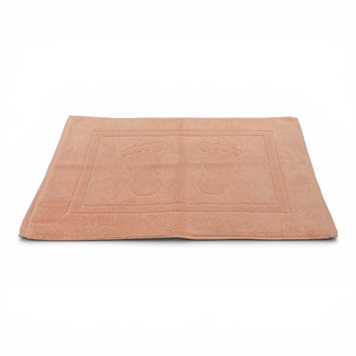 Alfombra de baño D20 Salmón 100% algodón | Fabricado en Portugal