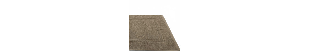 Alfombra de baño D20 Topo 100% algodón | Fabricado en Portugal