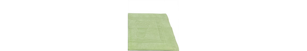 Alfombra de Baño D20 Verde Claro 100% algodón | Fabricado en Portugal