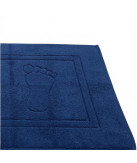 Alfombra de Baño D20 Azul Marino 100% algodón | Fabricado en Portugal