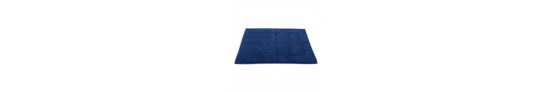 Alfombra de Baño D20 Azul Marino 100% algodón | Fabricado en Portugal