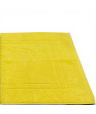 Alfombra de baño D20 Amarillo 100% algodón | Fabricado en Portugal
