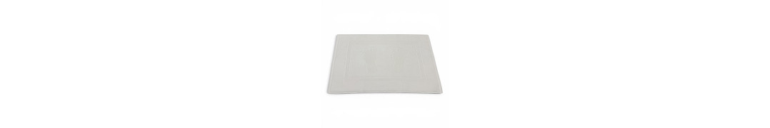 Alfombra de baño D20  Blanco 100% algodón | Fabricado en Portugal