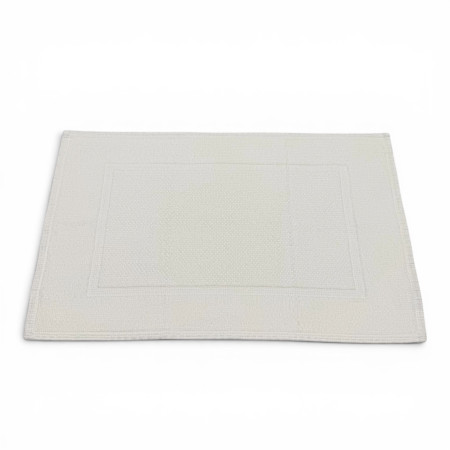 Alfombra de Baño 100% Algodón Orgánico Branco | Laura Home