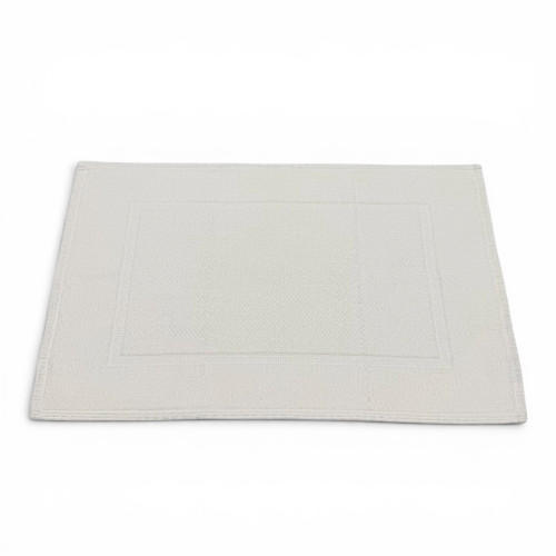 Alfombra de Baño 100% Algodón Orgánico Branco | Laura Home