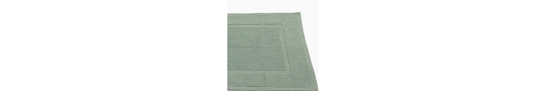 Alfombra de Baño 100% Algodón Orgánico Verde| Laura Home