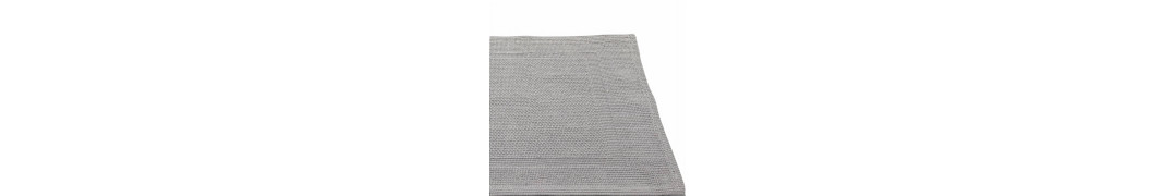 Alfombra de Baño 100% Algodón Orgánico Gris | Laura Home