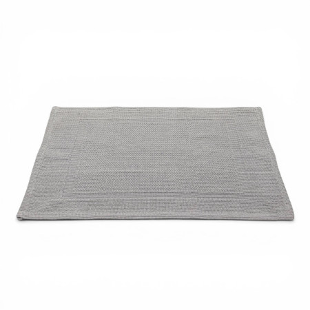 Alfombra de Baño 100% Algodón Orgánico Gris | Laura Home