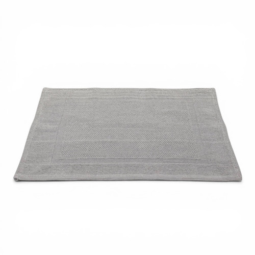 Alfombra de Baño 100% Algodón Orgánico Gris | Laura Home