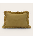 Cojín Cefalú Amarillo 100% Algodón | Laura Home