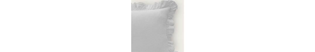 Cojín Cefalú Blanco 100% Algodón | Laura Home