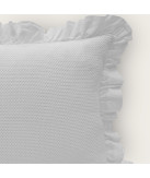 Cojín Cefalú Blanco 100% Algodón | Laura Home