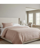 Edredón Tana Rosa 100% Algodón Textura Waffle | Laura Home