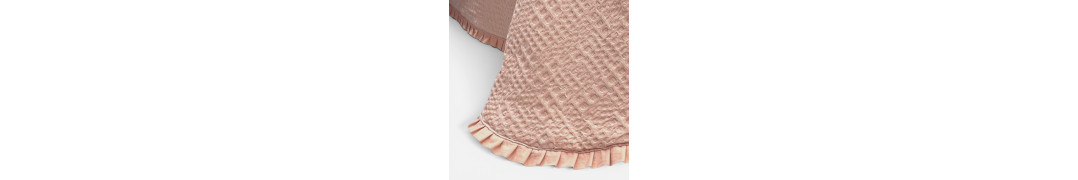 Edredón Tana Rosa 100% Algodón Textura Waffle | Laura Home