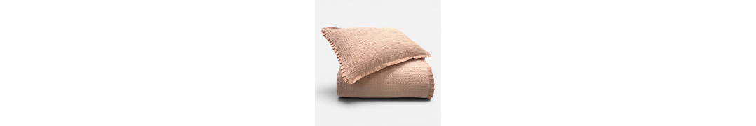 Edredón Tana Rosa 100% Algodón Textura Waffle | Laura Home