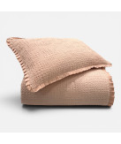 Edredón Tana Rosa 100% Algodón Textura Waffle | Laura Home