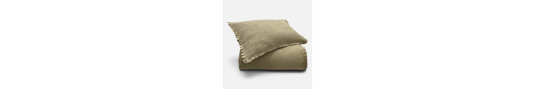Edredón Tana Camel 100% Algodón Textura Waffle | Laura Home