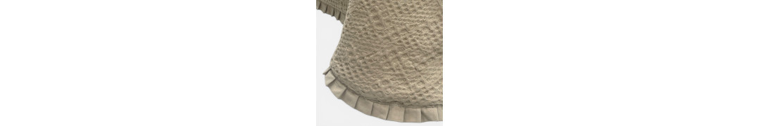 Edredón Tana Camel 100% Algodón Textura Waffle | Laura Home