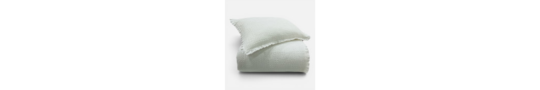 Edredão Tana Branco 100% Algodão Textura Waffle | Laura Home