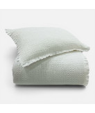 Edredão Tana Branco 100% Algodão Textura Waffle | Laura Home