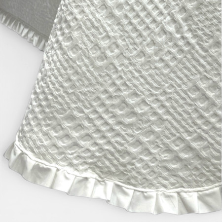 Edredón Tana Blanco 100% Algodón Textura Waffle | Laura Home