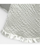 Edredão Tana Branco 100% Algodão Textura Waffle | Laura Home